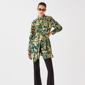 LC Waikiki Green Floral Tunic